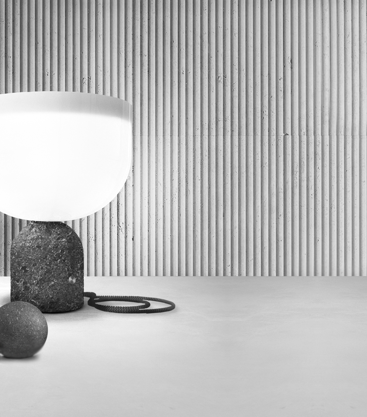 TABLE LAMPS _ MARBLE AND METHACRYLATE